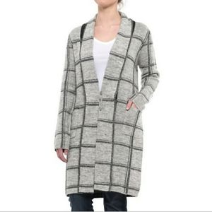 tahari plaid coat